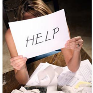 Great Lakes Profiles July Blog. Image of a woman with lots on her desk and a help sign over her face.